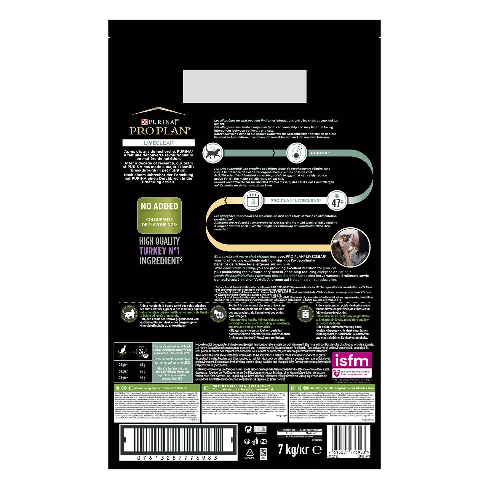 Proplanliveclear Kısırlaştırılmış Kedi Hindili 7 Kg