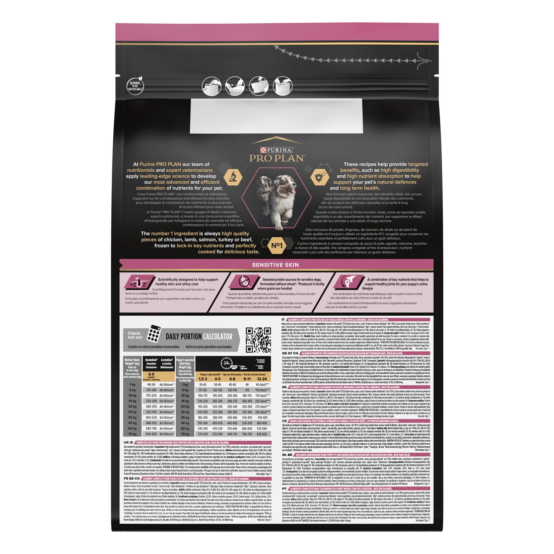 Proplan Orta Irk Yavru Köpek Somonlu Mama 3 Kg