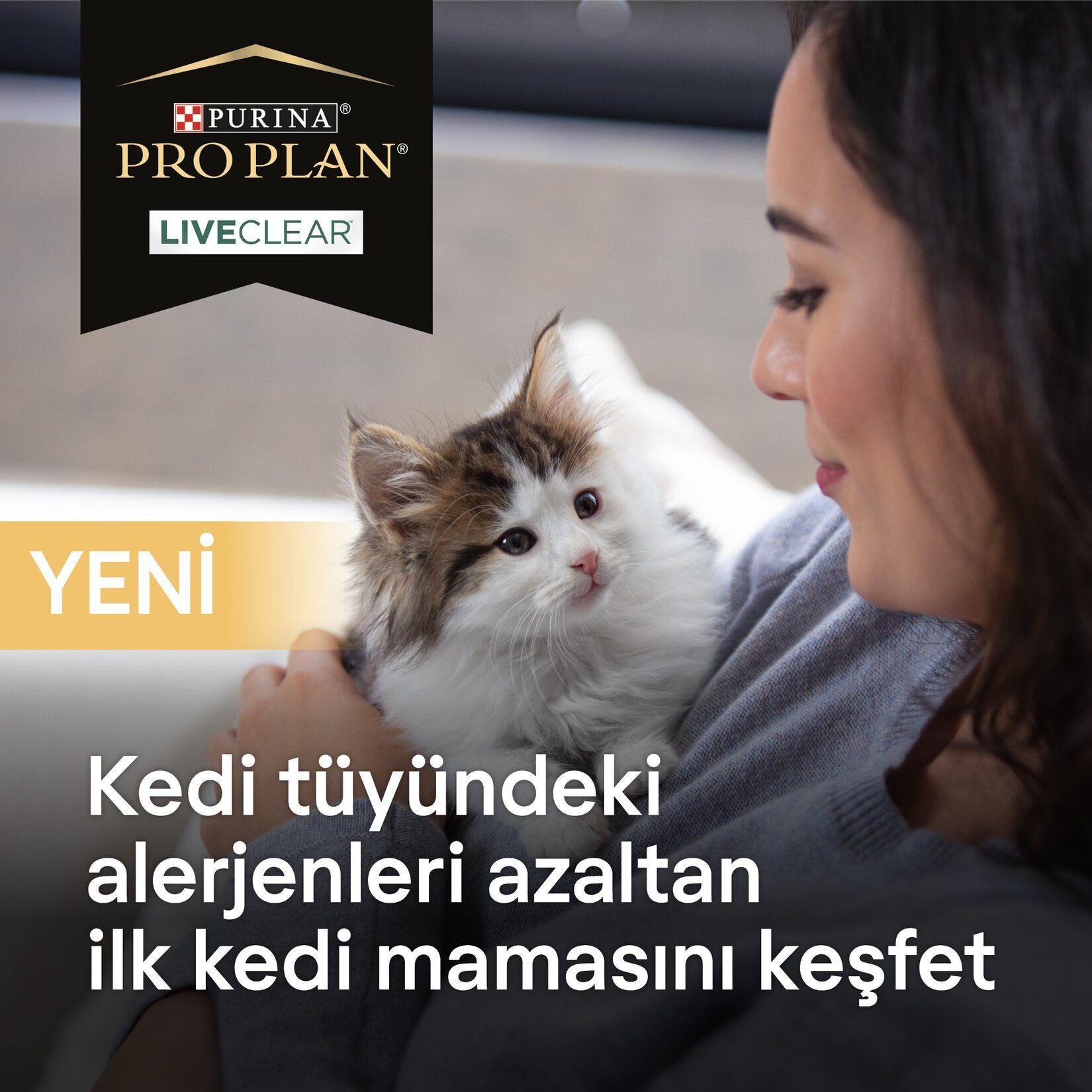 Proplan Liveclear Yavru Kedi Hindili Mama 1.4 Kg